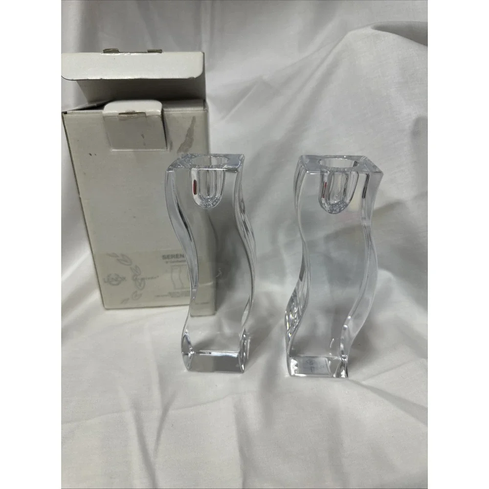 Pair of LENOX Ovations Serenity Wavy Curve 6